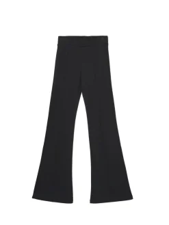 New Cropp Czarne spodnie flare czarny