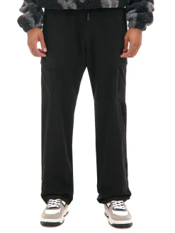 Best Cropp Czarne spodnie jogger loose czarny