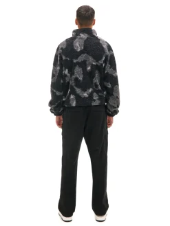 Best Cropp Czarne spodnie jogger loose czarny