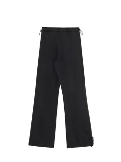 Best Cropp Czarne spodnie parachute czarny