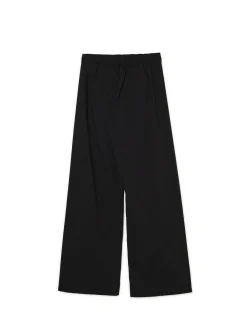 Sale Cropp Czarne spodnie tailoring czarny