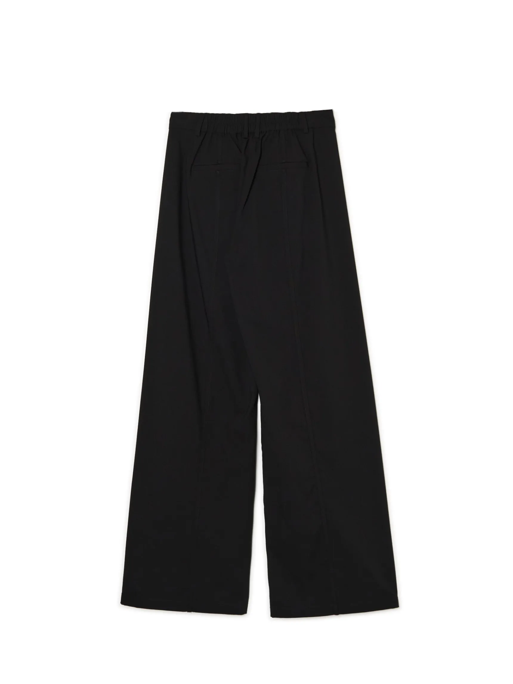 Sale Cropp Czarne spodnie tailoring czarny