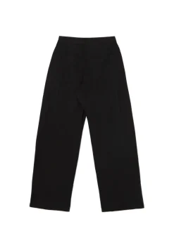 Best Cropp Czarne spodnie z kieszeniami cargo czarny