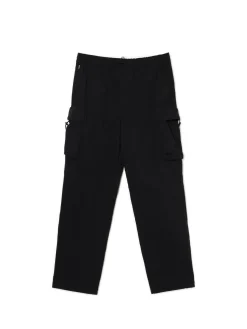 Fashion Cropp Czarne spodnie z regulacją czarny