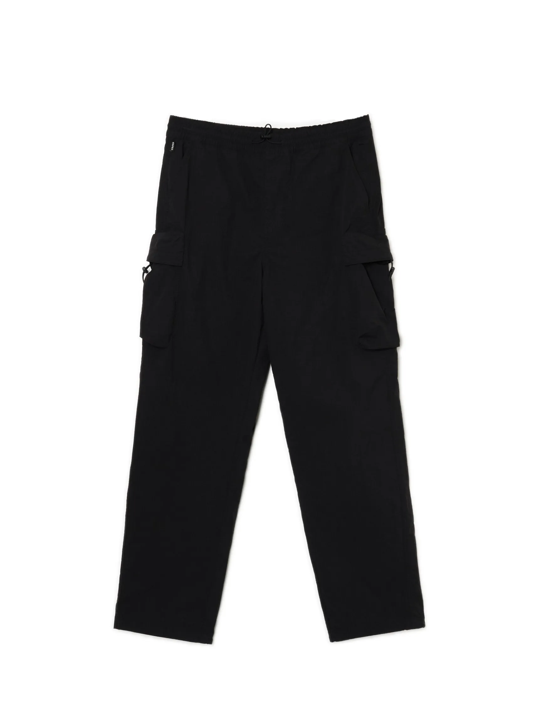 Fashion Cropp Czarne spodnie z regulacją czarny