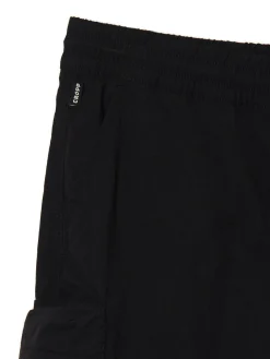 Fashion Cropp Czarne spodnie z regulacją czarny