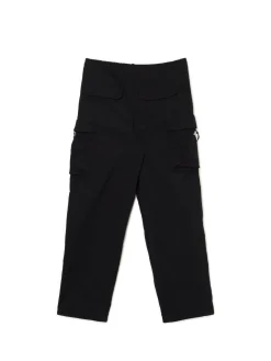 Fashion Cropp Czarne spodnie z regulacją czarny