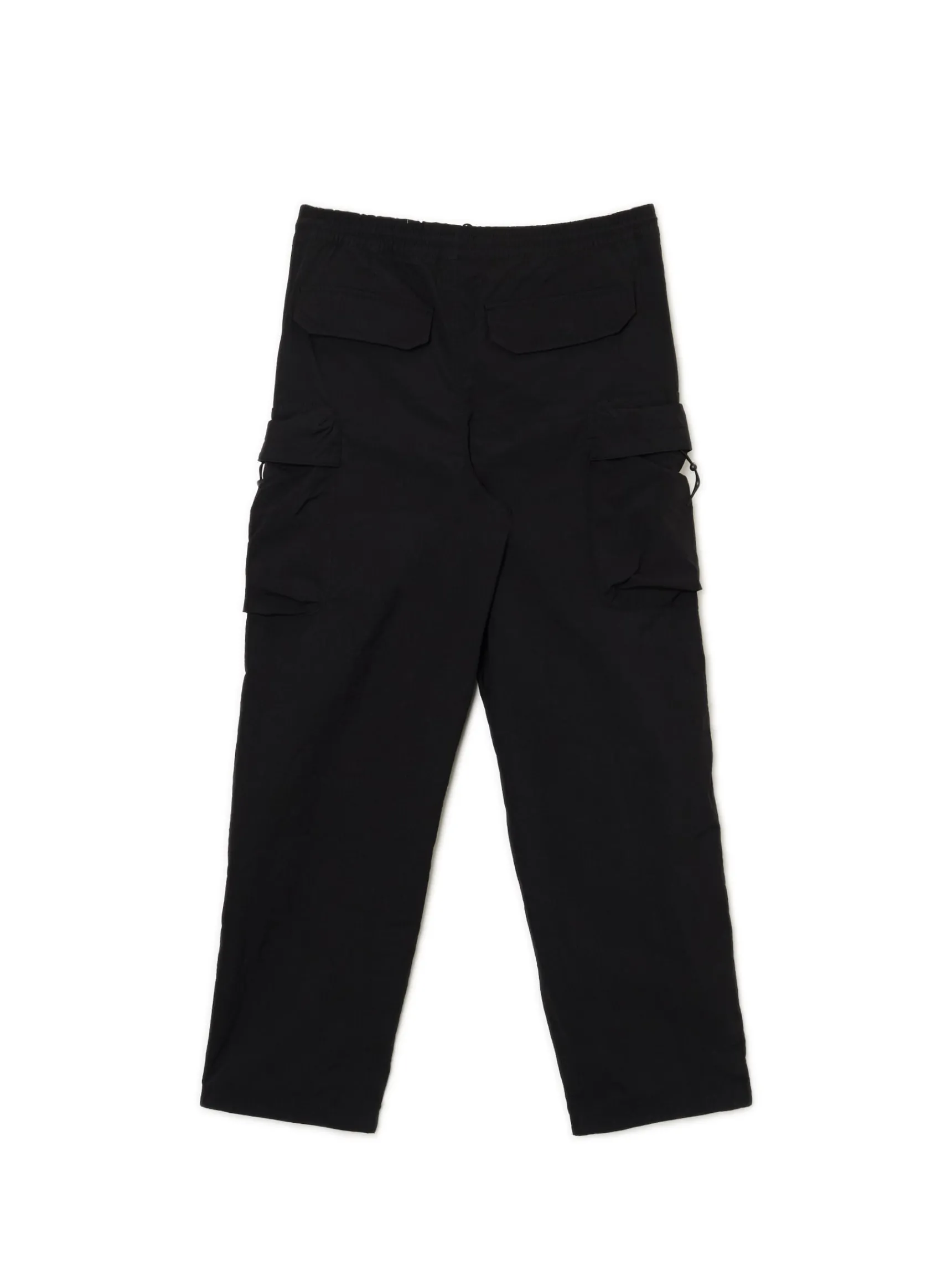 Fashion Cropp Czarne spodnie z regulacją czarny