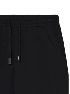Clearance Cropp Czarne sportowe joggery regular czarny