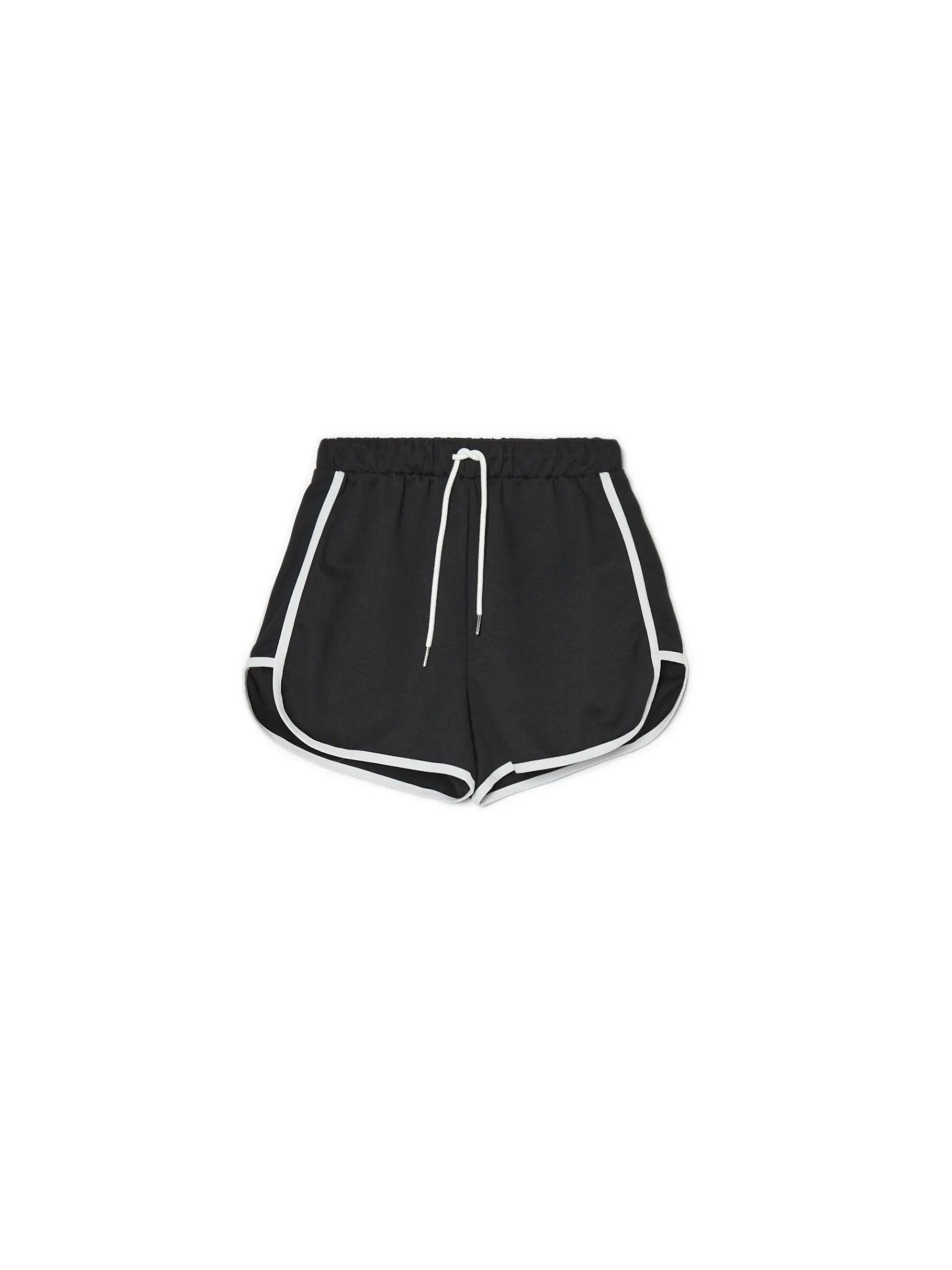 Outlet Cropp Czarne szorty dresowe czarny