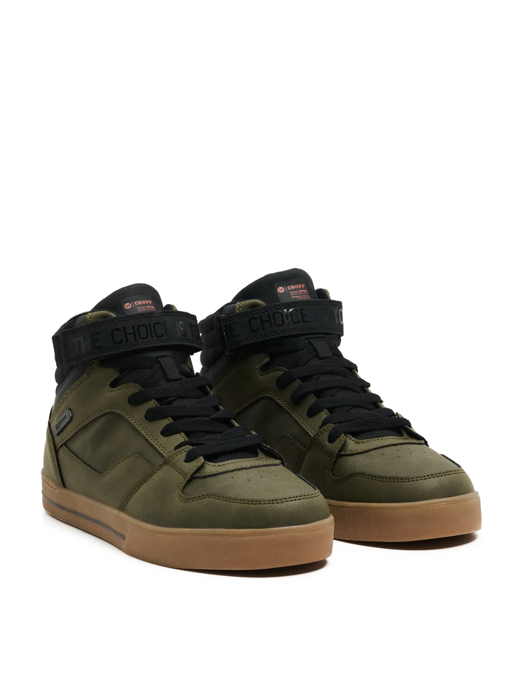 Online Cropp Czarno-zielone sneakersy zielony
