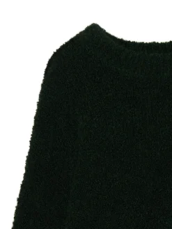 Discount Cropp Czarny gładki sweter zielony