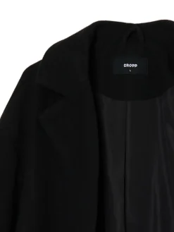 Fashion Cropp klasyczny płaszcz czarny