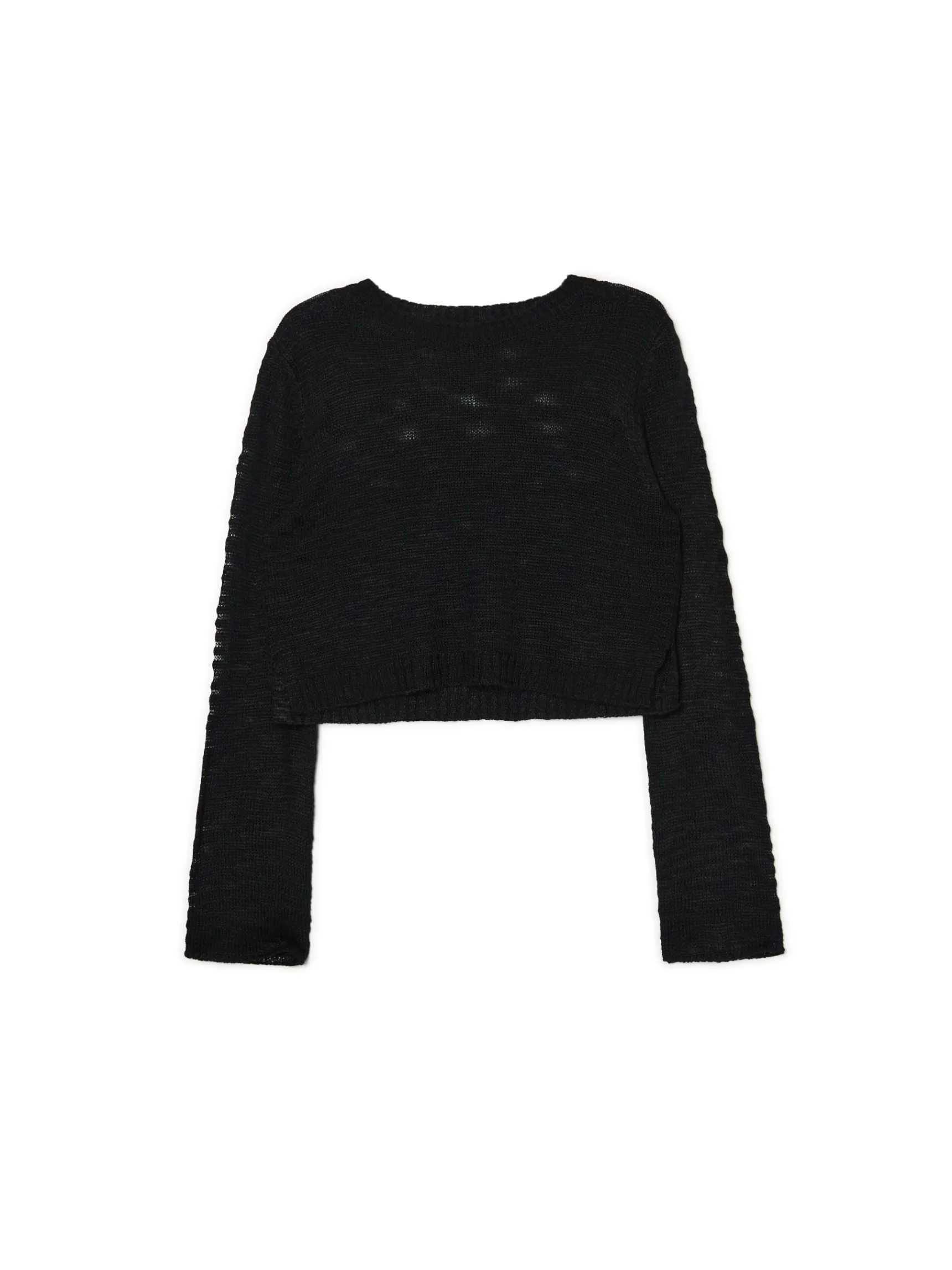 Fashion Cropp krótki sweter czarny