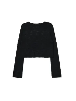 Fashion Cropp krótki sweter czarny
