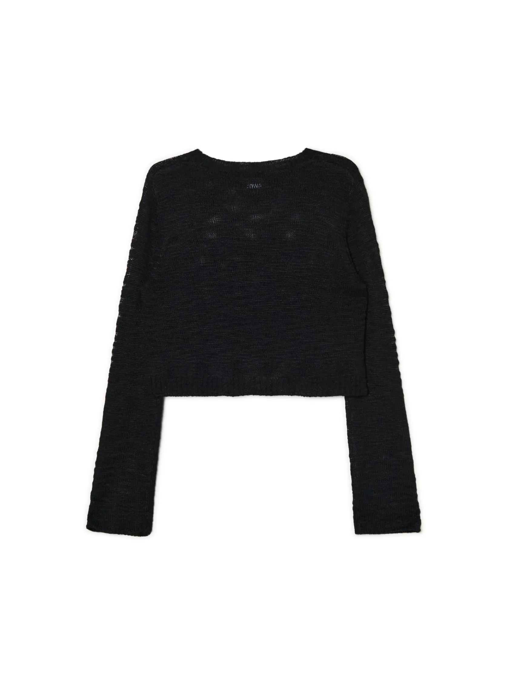 Fashion Cropp krótki sweter czarny