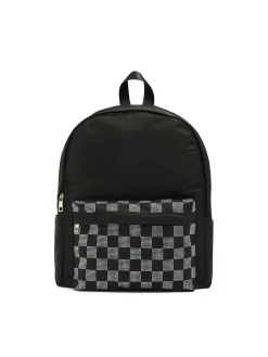 Discount Cropp plecak z nadrukiem czarny