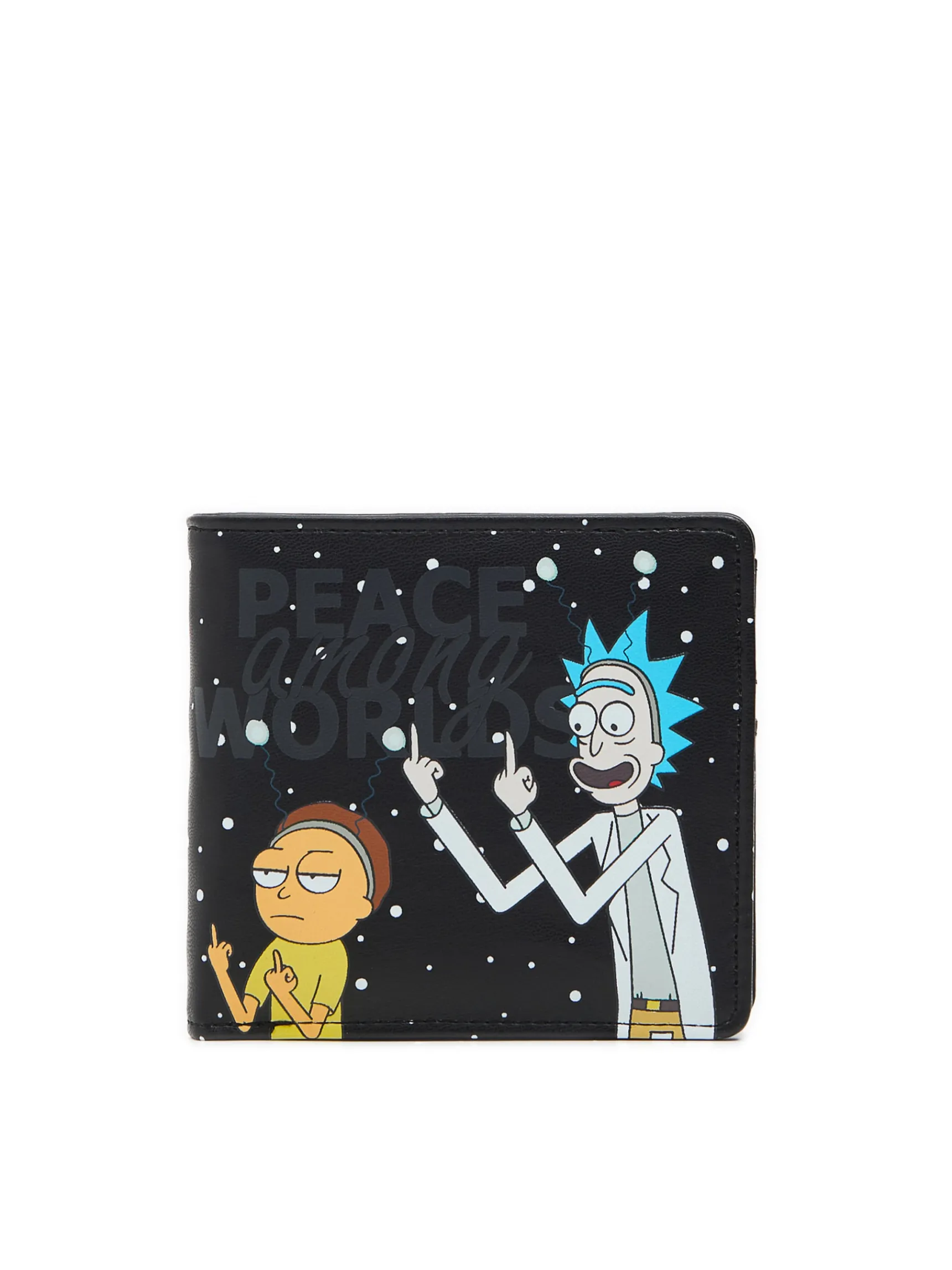Fashion Cropp portfel Rick and Morty czarny