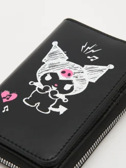 Sale Cropp portfel z nadrukiem Kuromi czarny
