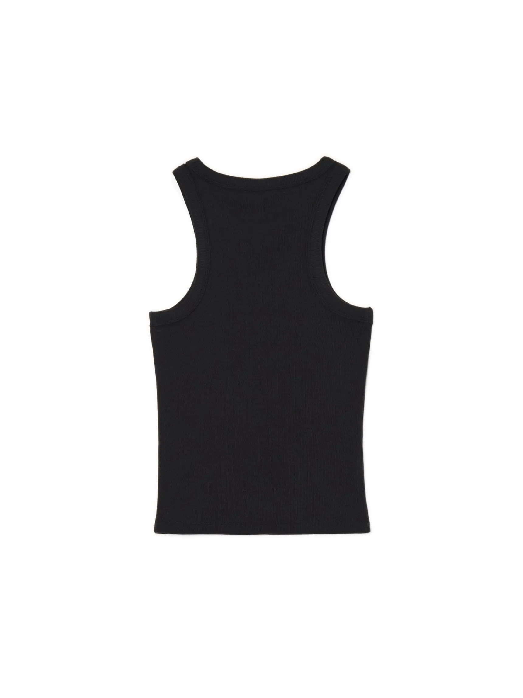 Sale Cropp prążkowany top czarny