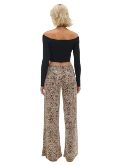 Hot Cropp sweter z odkrytymi ramionami czarny