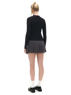 Hot Cropp sweter z półgolfem czarny