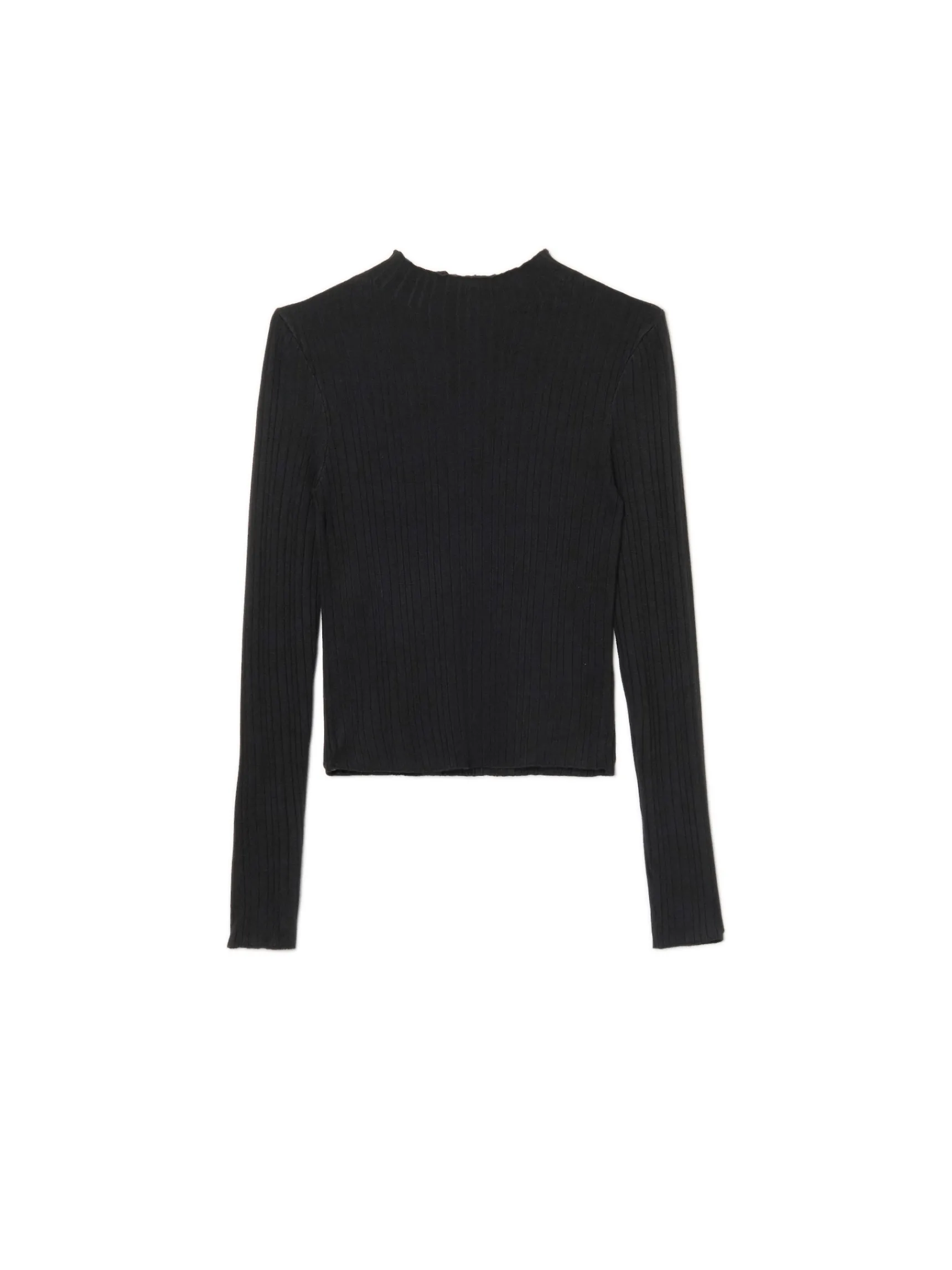 Hot Cropp sweter z półgolfem czarny