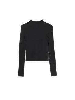 Hot Cropp sweter z półgolfem czarny