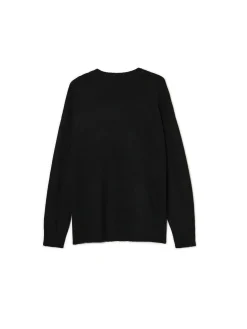 Clearance Cropp sweter ze agrafką czarny