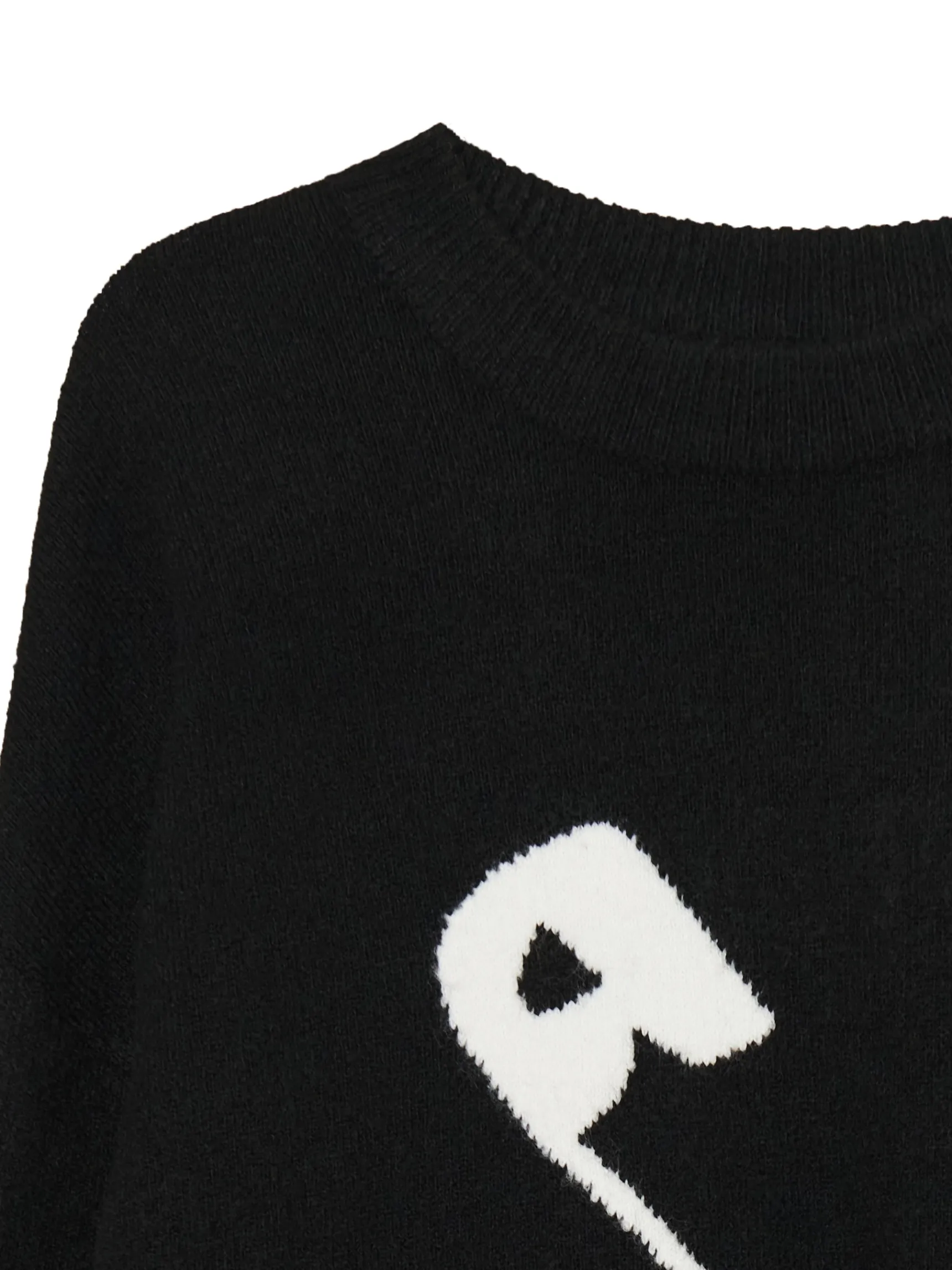 Clearance Cropp sweter ze agrafką czarny