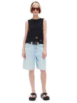 Best Cropp top z dzianiny czarny