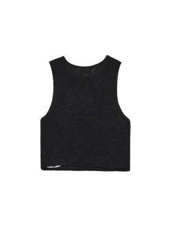 Best Cropp top z dzianiny czarny