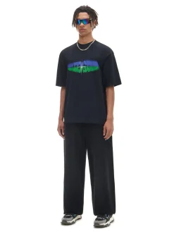 Hot Cropp T-shirt Baltic Games czarny