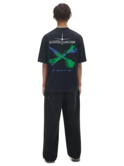 Hot Cropp T-shirt Baltic Games czarny