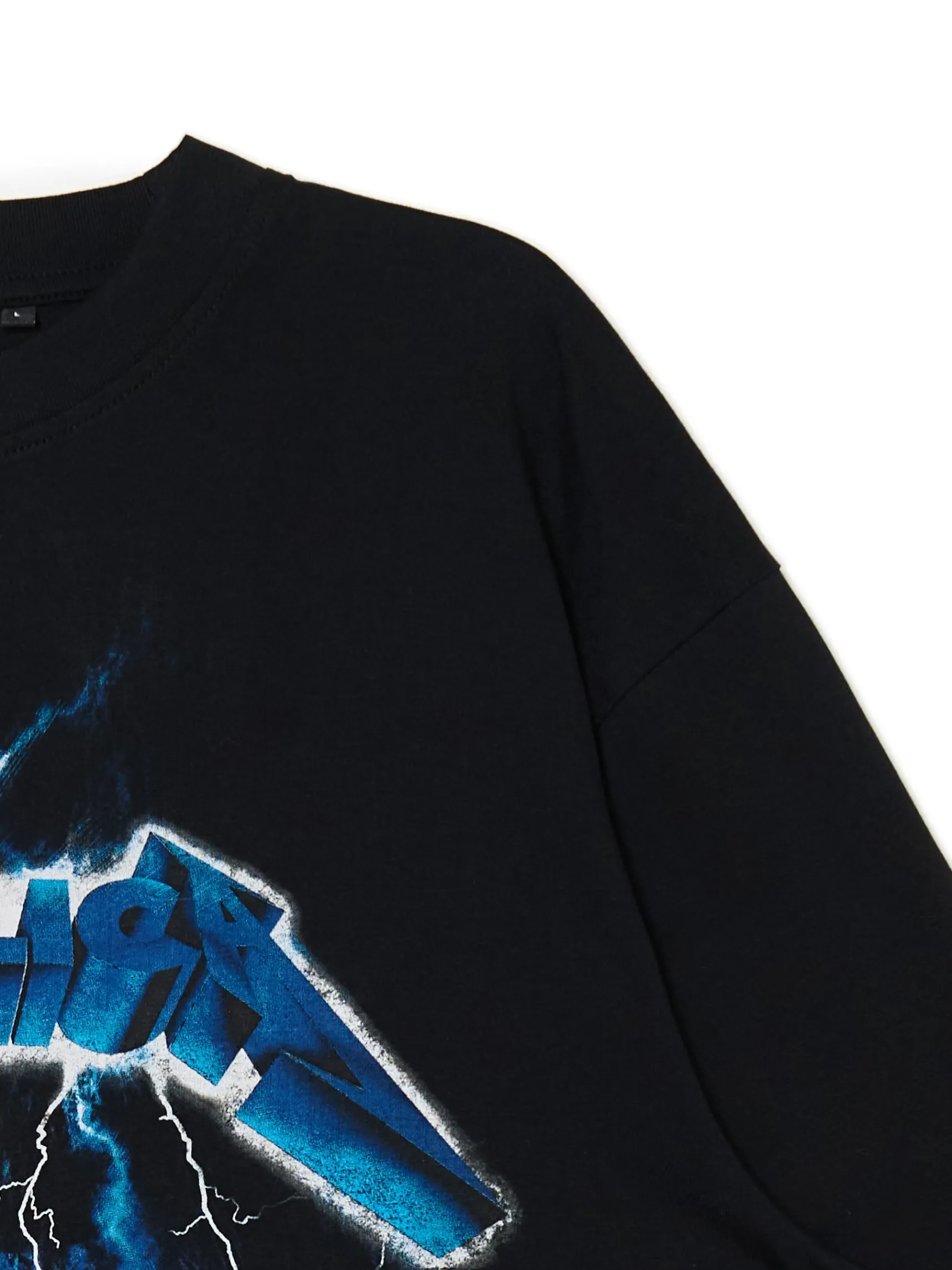 Sale Cropp T-shirt Metallica czarny