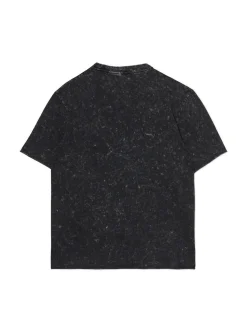 Online Cropp T-shirt z efektem acid wash czarny