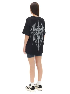 Clearance Cropp T-shirt z nadrukiem UNISEX czarny