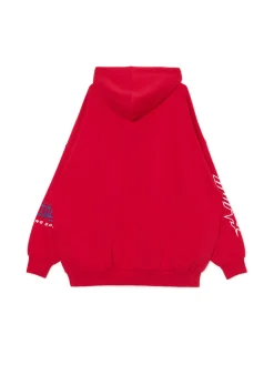 Hot Cropp Czerwona bluza z motywem racingowym UNISEX czerwony