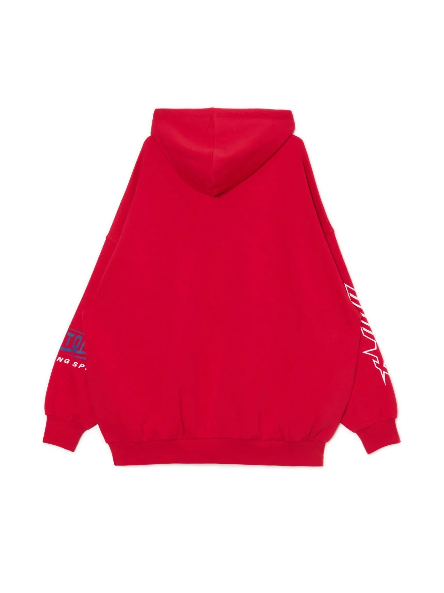 Hot Cropp Czerwona bluza z motywem racingowym UNISEX czerwony