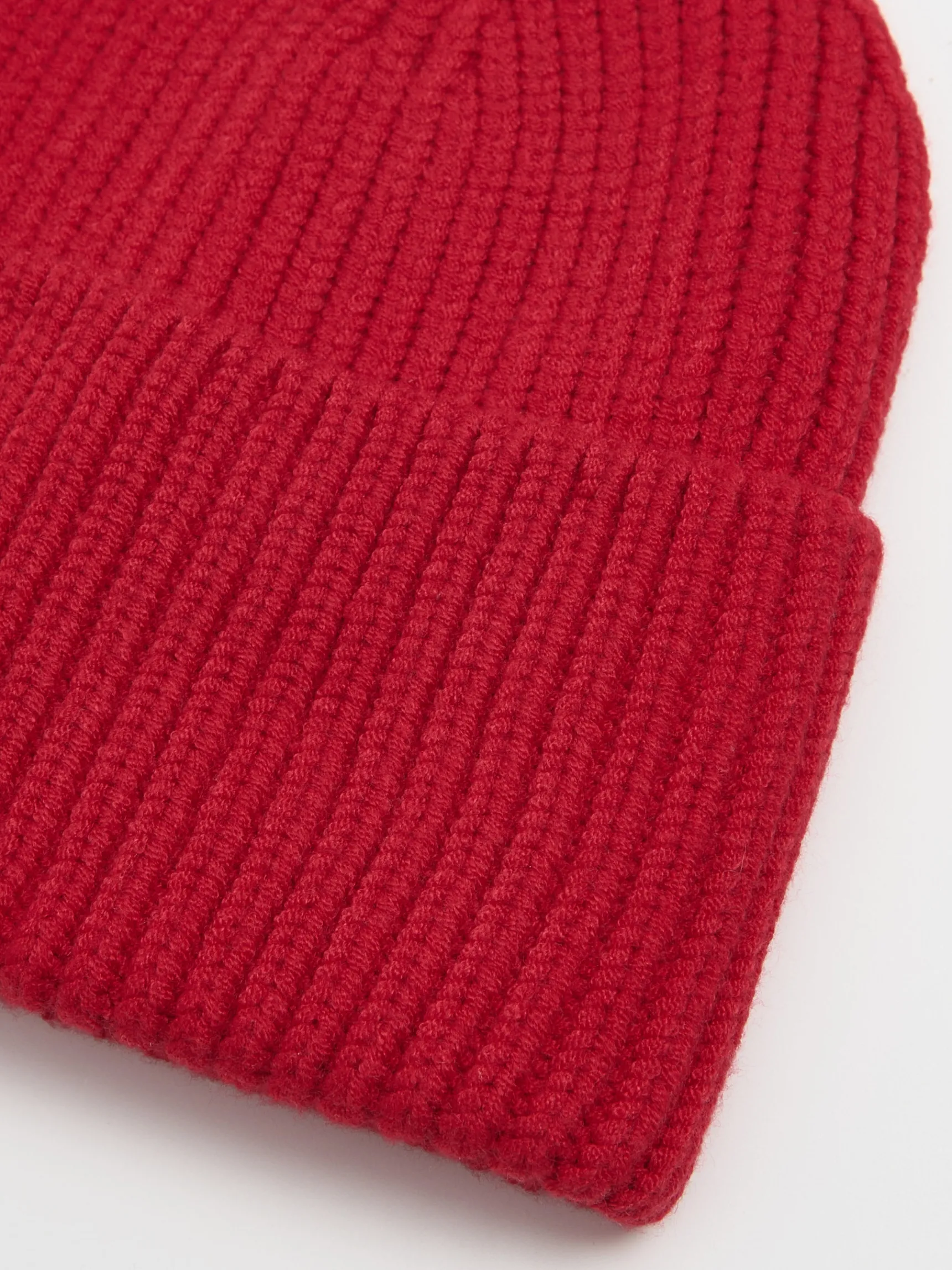 Fashion Cropp Czerwona czapka beanie czerwony