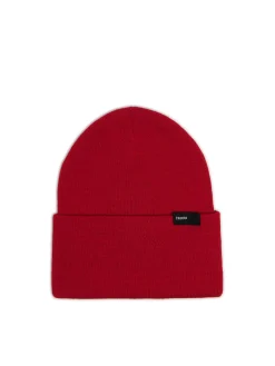 Fashion Cropp Czerwona czapka beanie czerwony