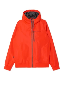 Fashion Cropp Czerwona kurtka z kapturem czerwony