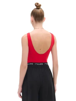 Outlet Cropp Czerwone body czerwony