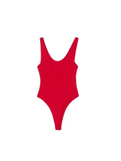 Outlet Cropp Czerwone body czerwony