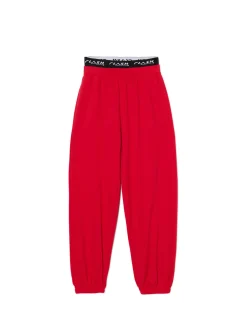 Hot Cropp Czerwone dresowe joggery czerwony
