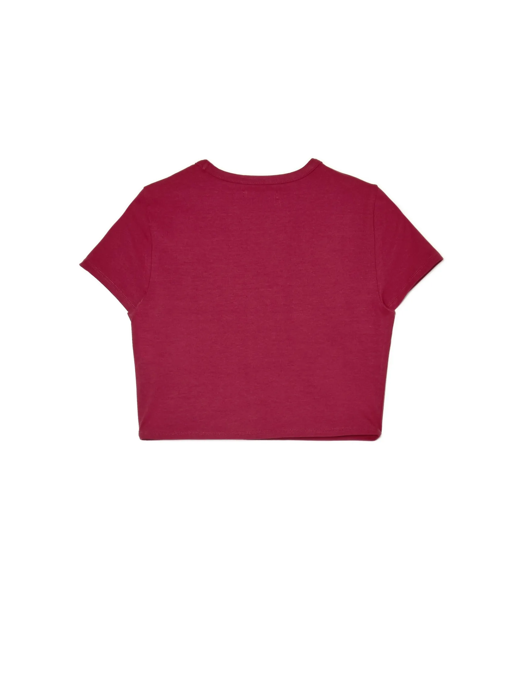 Fashion Cropp crop top z cyrkoniami czerwony