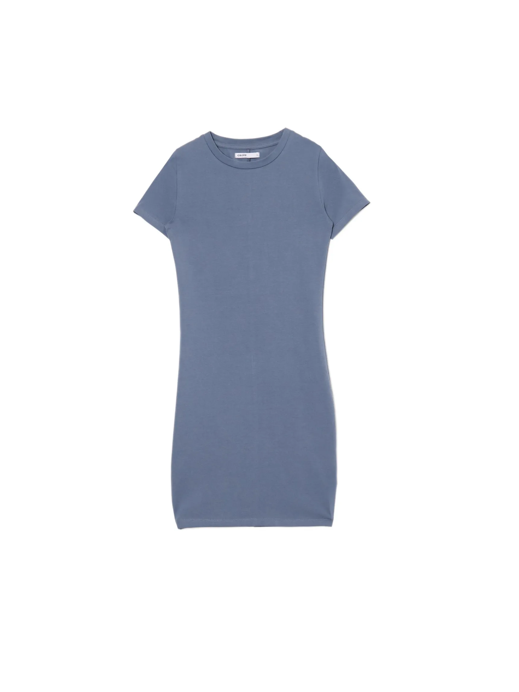 Online Cropp Dopasowana sukienka mini granatowy