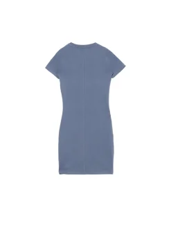 Online Cropp Dopasowana sukienka mini granatowy