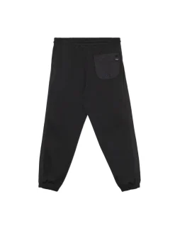 Sale Cropp Dresowe joggery comfort fit z lampasami czarny
