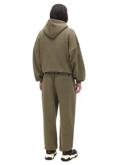 Hot Cropp Dresowe joggery comfort fit zielony